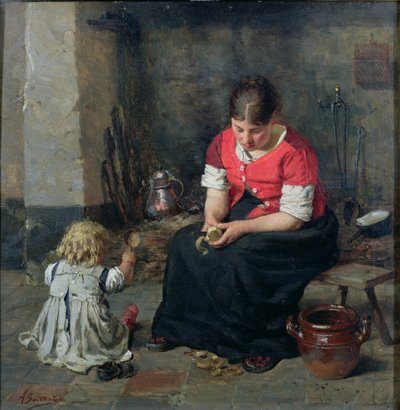 Preparing Vegetables by Alois Boudry